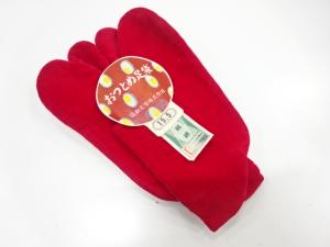 アンティーク　福助　ビロード足袋(15.5センチ・2枚コハゼ)